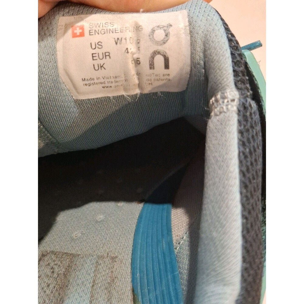 ON RUNNING CLOUDSWIFT RUNNING Trainer SHOES Turquoise/Teal Women's Size 10.5 - Picture 5 of 9